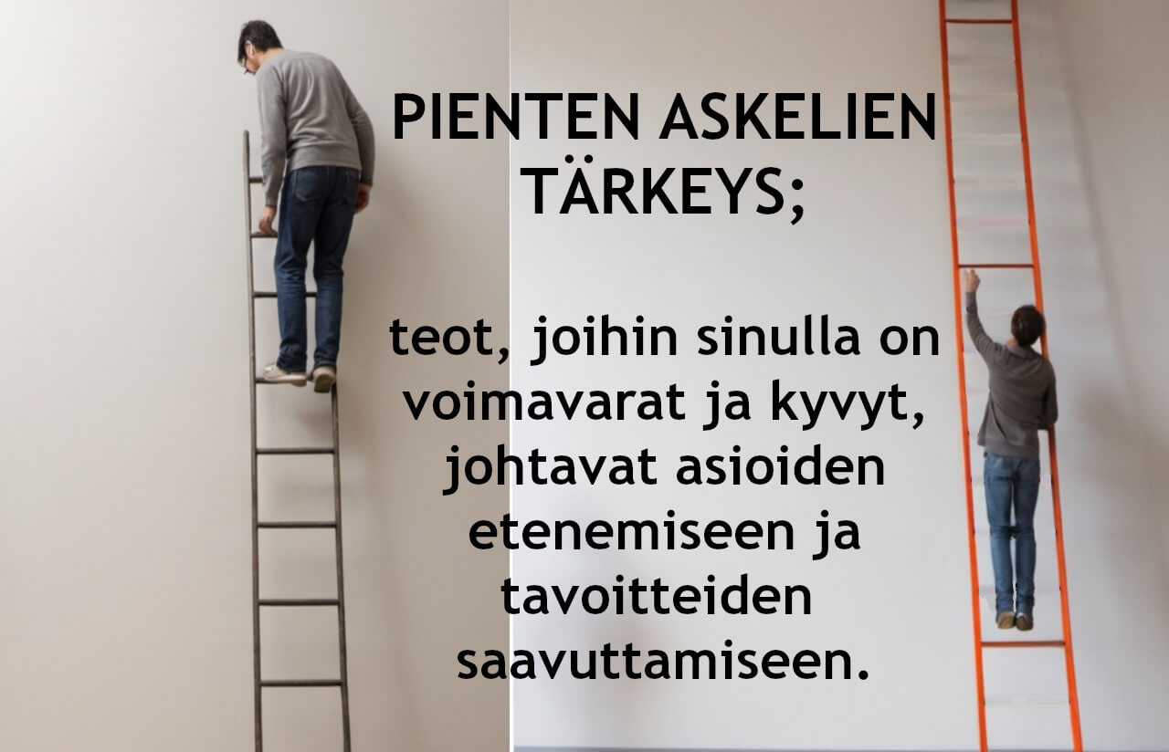 Importance of small steps